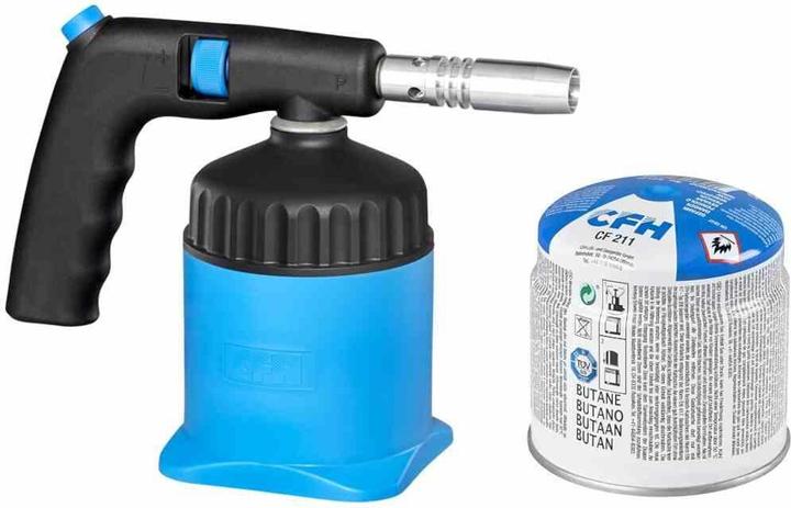 Actual product image CFH Soldering lamp Lötmeister LM 1000 incl. 1 butane pressurised gas cartridge 52156