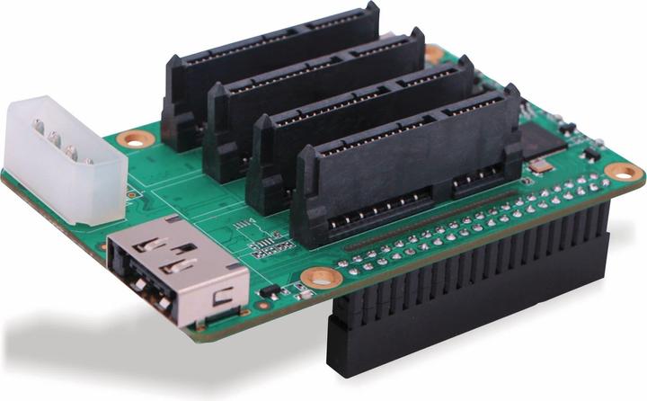 Produktbild Allnet Rock Pi 4 SATA HAT Penta NAS Platine
