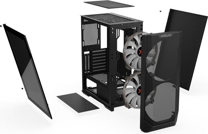 Actual product image Krux Vortex (ATX, mATX, Mini-ATX)