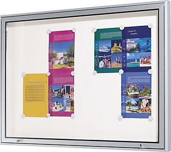 Immagine prodotto eurokraft pro Vetrina, telaio in alluminio, per interno ed esterno (Calamita, 200 x 101 cm)