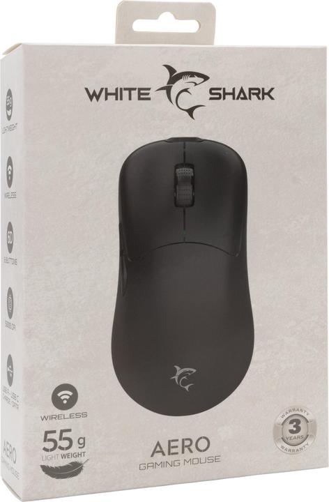 Actual product image White Shark Shark WGM-5015 Aero Black (Cable)