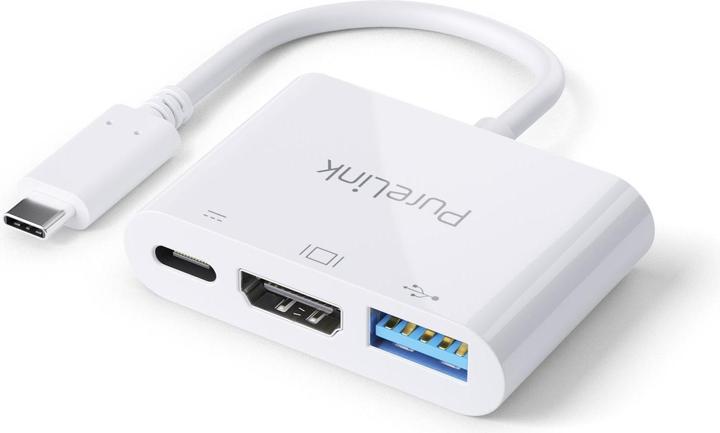 Produktbild Purelink Premium Adapter USB-C - Multiport (USB 3.1, USB Typ-C, HDMI, 18.90 cm)