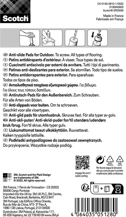 Produktbild Scotch Stuhlbeinschutz (Steckgleiter, 8 Stück)