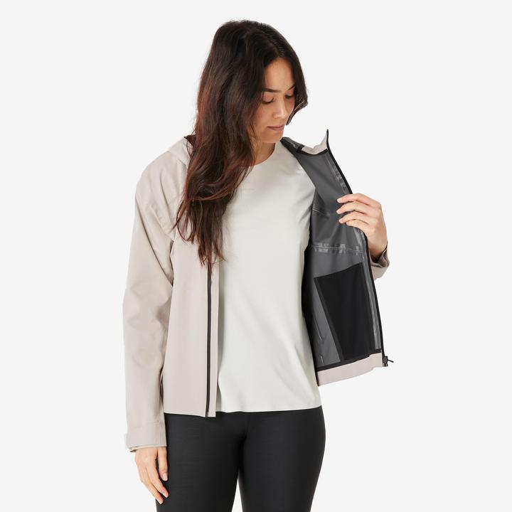 Actual product image Quechua Wanderjacke Damen - MH100 beige (XS)