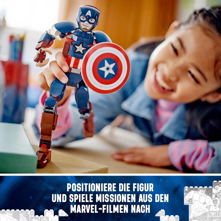 Actual product image LEGO Captain America Building Figure (76258, LEGO Marvel)