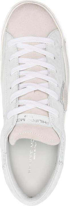 Produktbild Philippe Model sneakers prsx low in laminated leather silver (39)