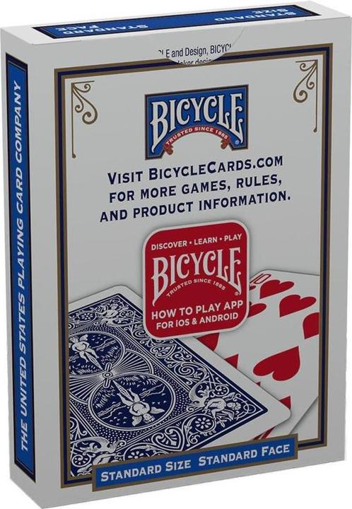 Actual product image Bicycle Double Back BlueBlue (English)