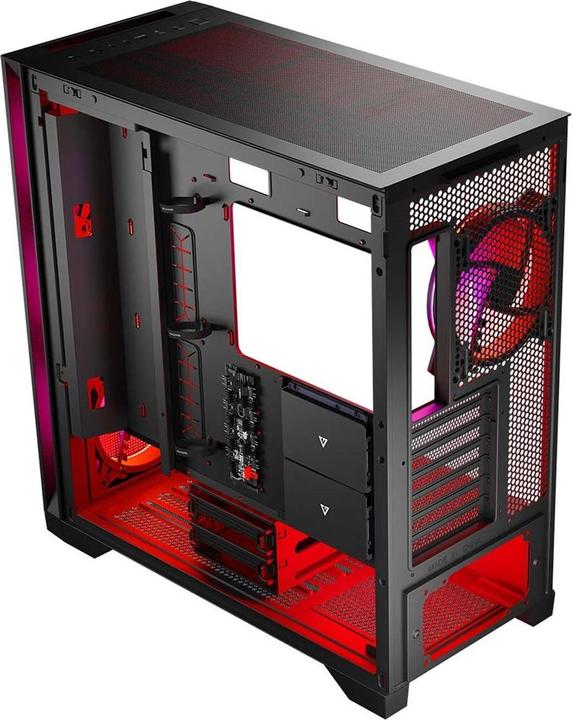 Actual product image Modecom Volcano Expanse S Apex ARGB czarna (mATX, Mini-ITX)