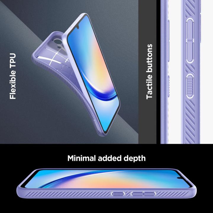 Actual product image Spigen Liquid Air Case for A346B Samsung Galaxy A34 - awesome violet (Samsung Galaxy A34 5G)