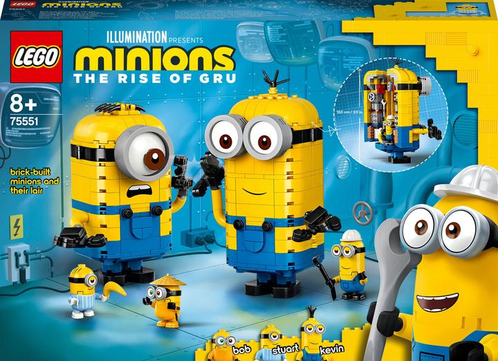 Image du produit LEGO 75551 Minions Figurines Brique et sa cachette (75551, LEGO Minions)