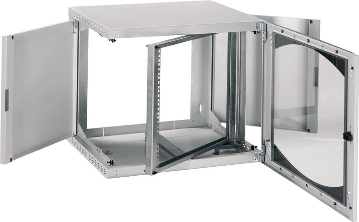 Actual product image Schneider Electric NSYOPB6U4P 19 inch wall mounted enclosure W x H D 600 380 400 mm 6 U (19 inch rack)