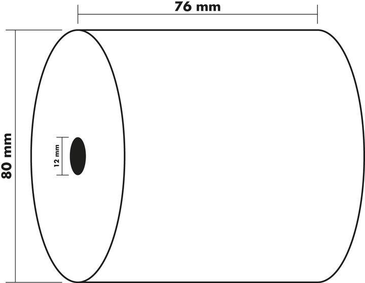 Actual product image Exacompta Cash register roll