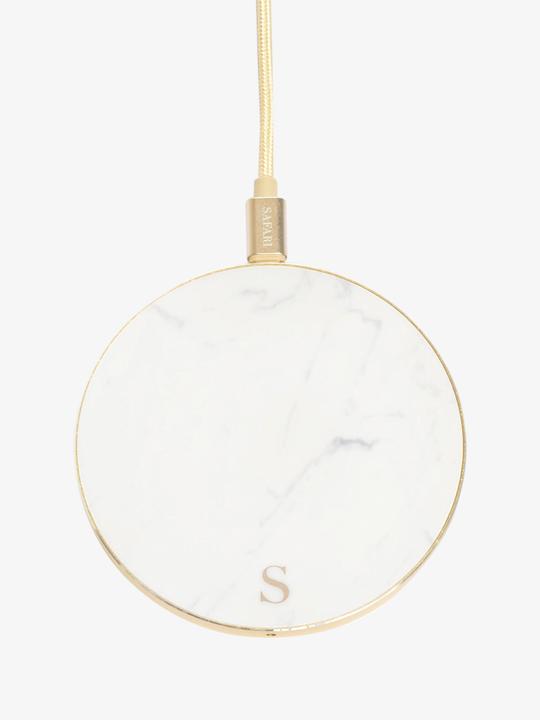 Actual product image Safari Selection Charging station CIRCLE MARBLE white/small patterned (10 W)