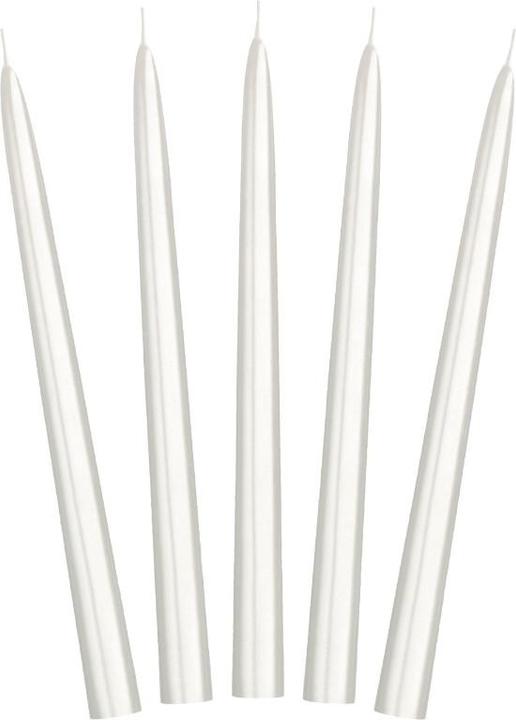 Image du produit Partydeco Bougeoir Bougie Blanc 24cm - (10p.) (10 pcs)