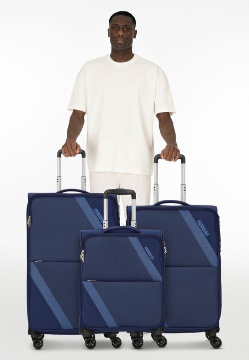 Immagine prodotto American Tourister Star Max 4 Rollen Kofferset 3-teilig mit Dehnfalte (211 l, XL (da 115l))