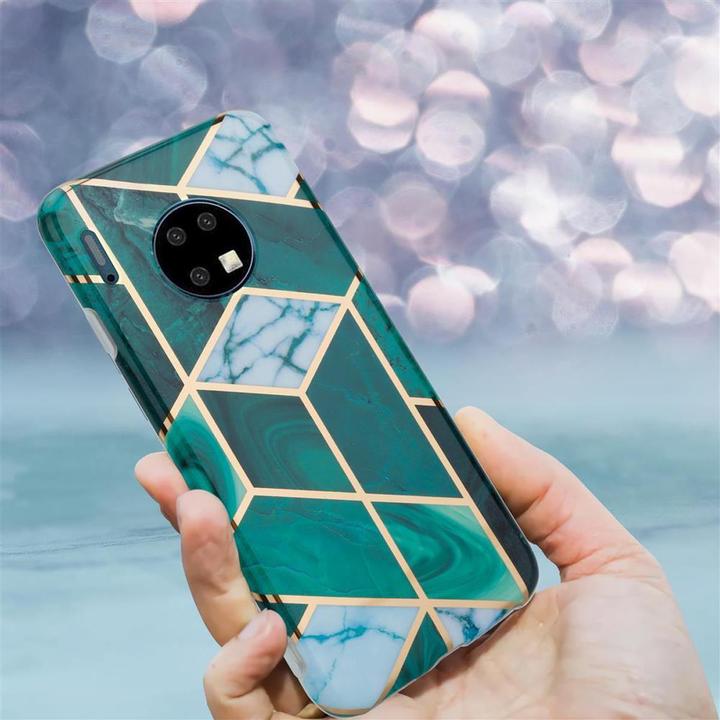 Image du produit Cadorabo Couverture IMD TPU Marbre coloré (Mate 30)