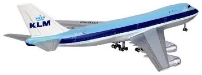 Actual product image Revell Boeing 747-200
