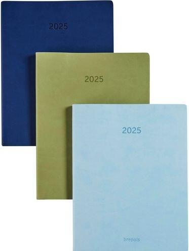 Image du produit Brepols Agenda Vert 2024 A5 Une semaine par page (A5, Allemand, Néerlandais, Français, Anglais, Espagnol, Italien)