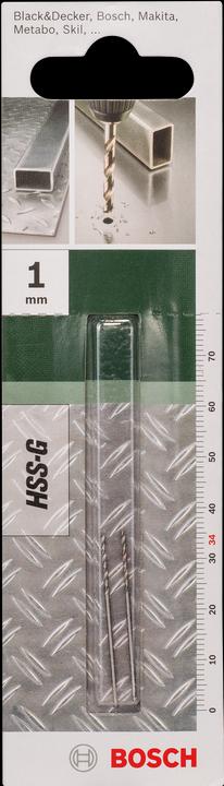 Immagine prodotto Bosch Zubehör Trapano per metallo HSS-G (1 mm)