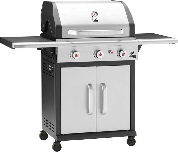 Produktbild Landmann Triton flexX PTS 3.0 Gas Grill, 3 Burners, Stainless Steel