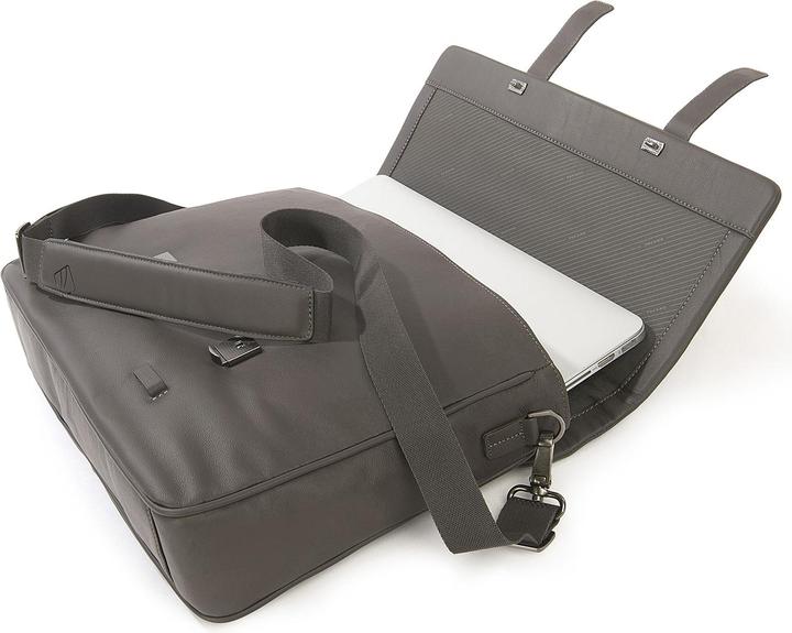 Immagine prodotto Tucano Tema, valigetta con tracolla per notebook da 15 pollici, grigio chiaro