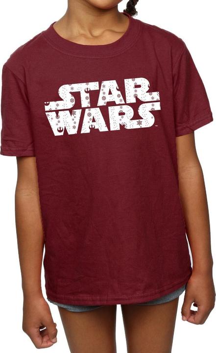 Image du produit Star Wars - T-shirt CHRISTMAS LOGO - Fille (140, 146)