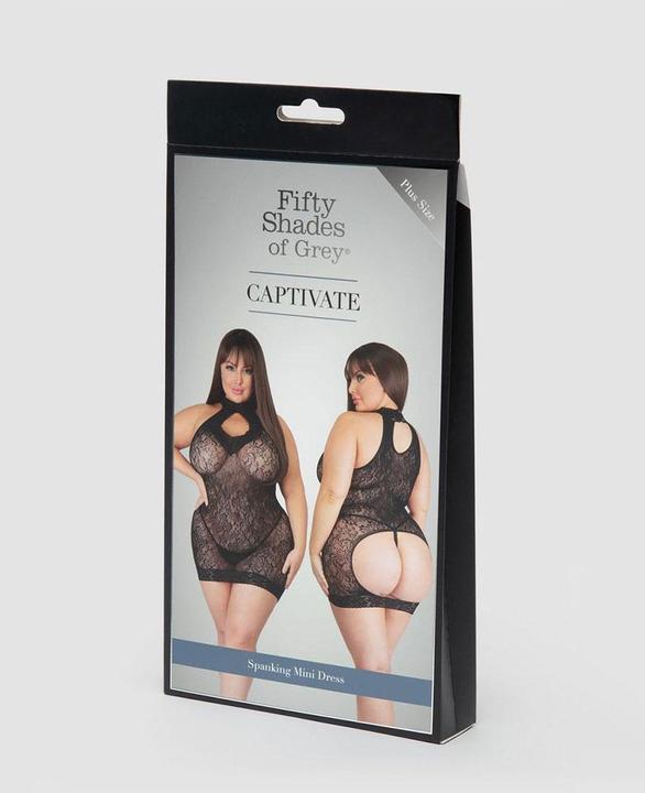 Immagine prodotto Fifty Shades of Grey Captivate Plus Size Mini Dress One Size Curve - Nero (3XL)
