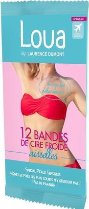 Laurence Dumont Loua Bandes Cire Froide Aisselles X (12 x)