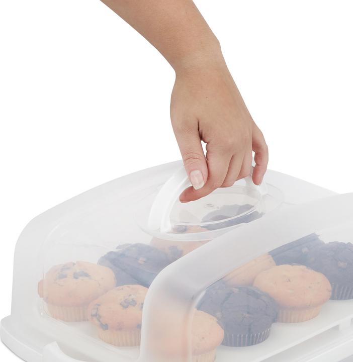 Actual product image Relaxdays Rectangular Cake Carrier