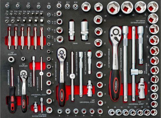 Actual product image Airpress gereedschapswagen 16 load 447 dlg. (447 pieces)