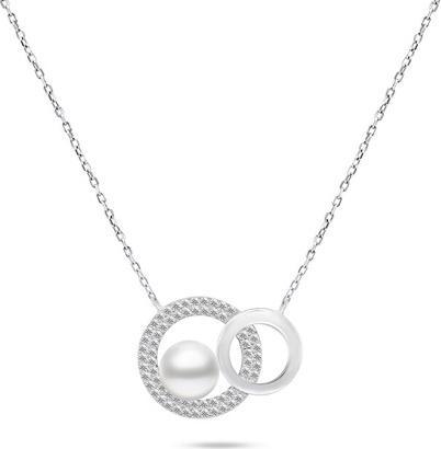 Produktbild Brilio Silver - Charming silver necklace with genuine pearl NCL65W