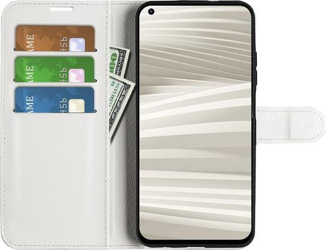 Actual product image MU Classic Litchi Leather Bookcover Series (Realme GT2 Pro)