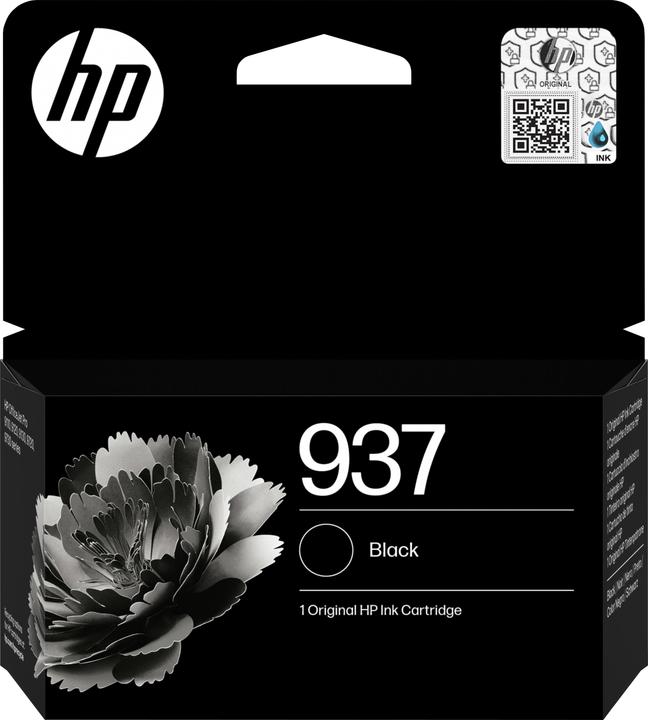 Actual product image HP Cartuccia di inchiostro nero originale 937, 1 pz (FC)
