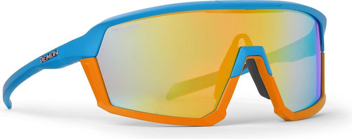 matt blue orange-yellow multi