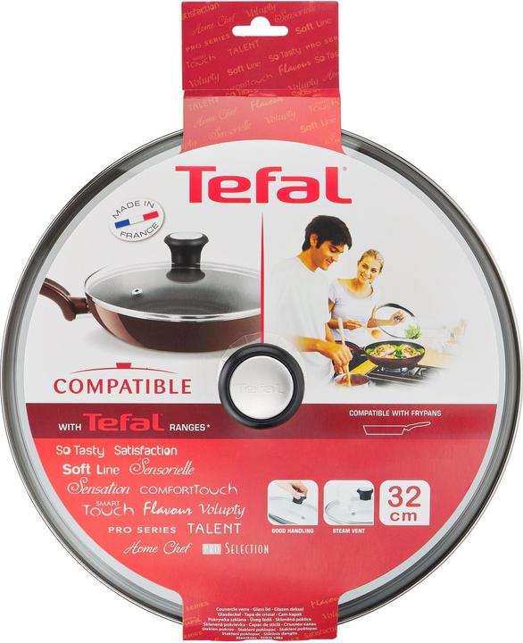 Productafbeelding Tefal Pan deksel (32 cm, Metaal, Plastic, Glas)