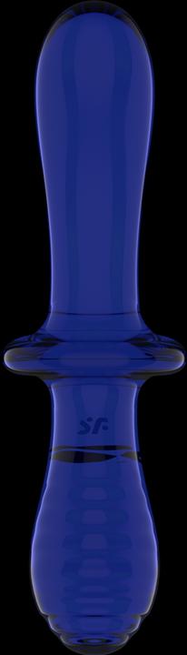 Produktbild Satisfyer Doppel Kristall Dildo Blau
