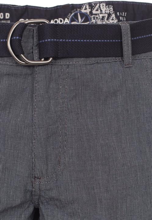 Actual product image Casa Moda Cargo Bermuda trousers with belt and side pockets (31)