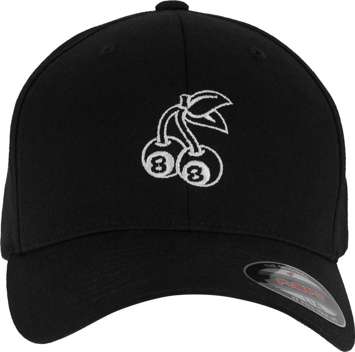 Actual product image Flexfit 8Ball Cherry Patch Wooly Combed Cap - 186923 (XL)