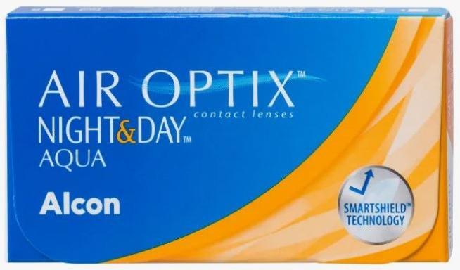 Produktbild Air Optix Night and Day Aqua (6 Stück, Monatslinse, Sphärisch)