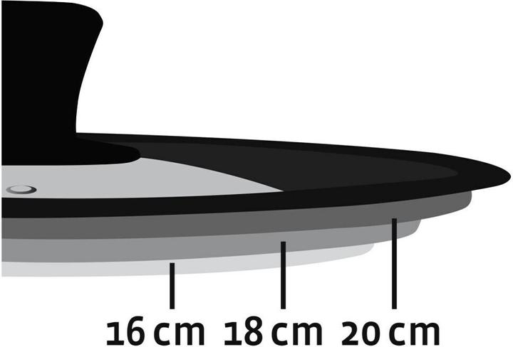 Actual product image Xavax lid Universal lid with steam hole for pots and pans (21 cm, Plastic, Glass)