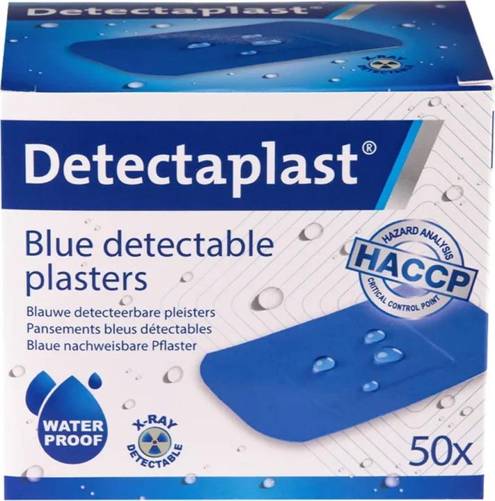 Actual product image Detectaplast X-Ray universal plasters, X-ray and metal detectable 50x72 mm 50pcs (50 x)