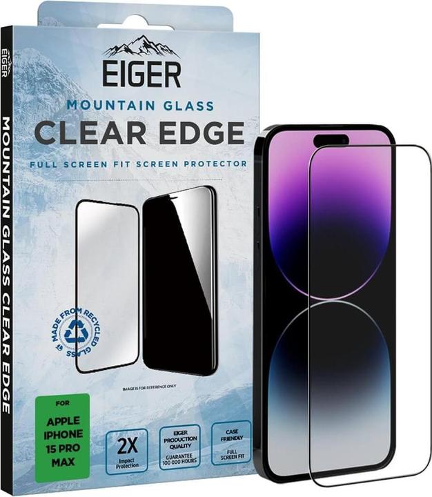 Produktbild Eiger Clear Edge (1 Stück, Apple iPhone 15 Pro Max)