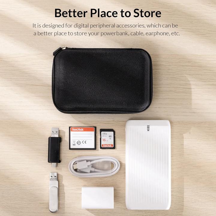 Produktbild Only-Bags.Store 2,5-Zoll-Festplattenbox einfarbige Schutztasche tragbarer Festplattenkoffer