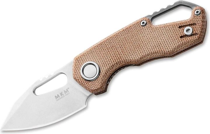 MKM Isonzo M390 Clippoint Micarta Natural (4.90 cm)