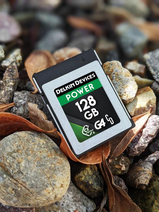 Produktbild Delkin POWER Cfexpress Type B G4 128GB R:1780MB/s W:805MB/s (128 GB, CFexpress Typ B)