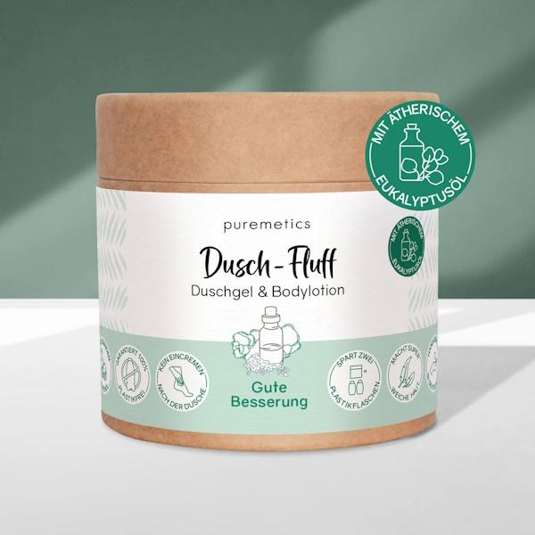 Puremetics 3in1 Dusch-Fluff - verschiedene Düfte Gute Besserung