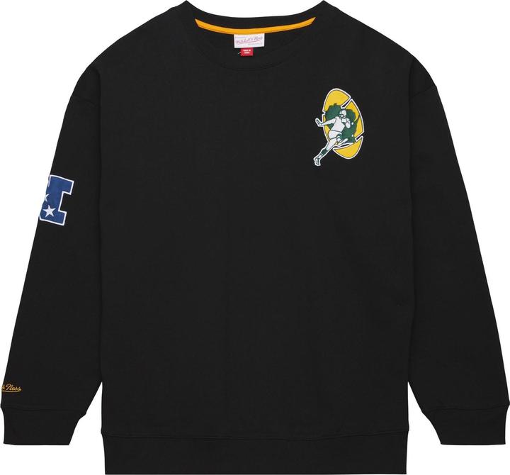 Mitchell & Ness Fleece Pullover Green Bay Packers - L (L)