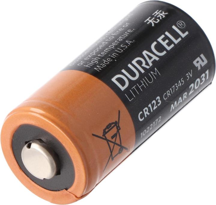 Actual product image Duracell Lithium (1 pcs., CR123A, 1400 mAh)