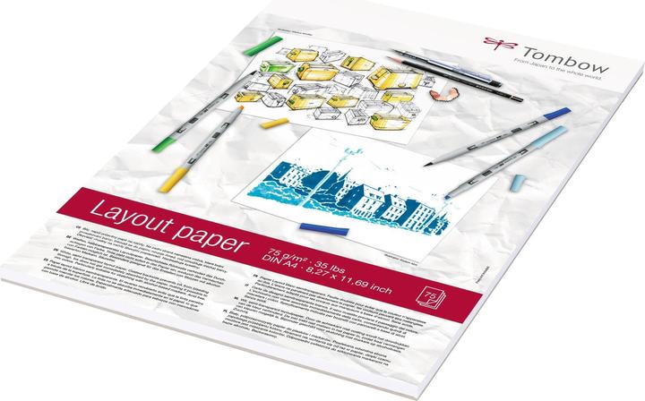 Produktbild Tombow Zeichenblock Layout (A4, Blanko, Weicher Einband)