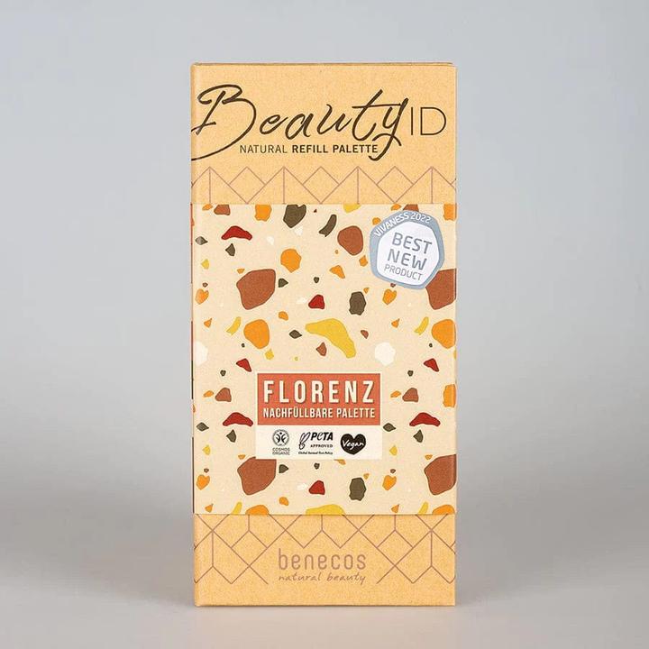 Actual product image Benecos BIO Palette Large Florence - 18g - Beauty ID (Bright Woods, Matt Desert, Muddy Olive, Rusty Copper, Tuscany Please)